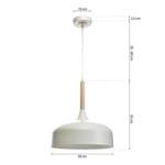 Nowoczesna lampa wisząca TAYLOR WHITE 1xE27 60W MLP6217