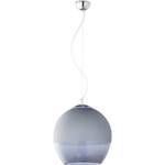 Nowoczesna lampa wisząca chrom/grafit BOULETTE 3344