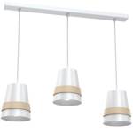 Nowoczesna lampa wisząca listwa VENEZIA WHITE 3xE27 MLP5438