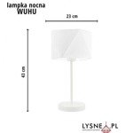 Różowa lampa stołowa do pokoju dziewczynki 