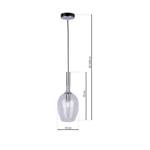 Stylowa lampa wisząca TANGO CLEAR ML6163