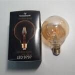 Żarówka FILAMENT LED E27 4W ciepła 2200K kula G95 VINTAGE