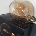 Żarówka FILAMENT LED E27 4W ciepła 2200K kula G95 VINTAGE